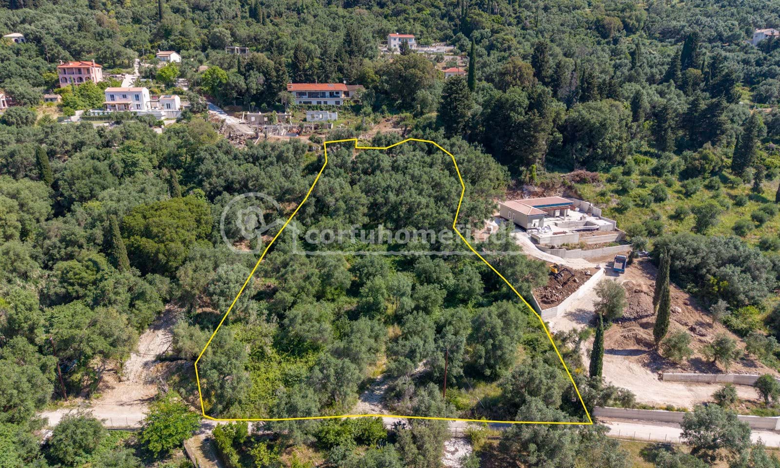 Listing photograph 4 of 4 of the land in Agios Markos, published by Corfu Home Finders.