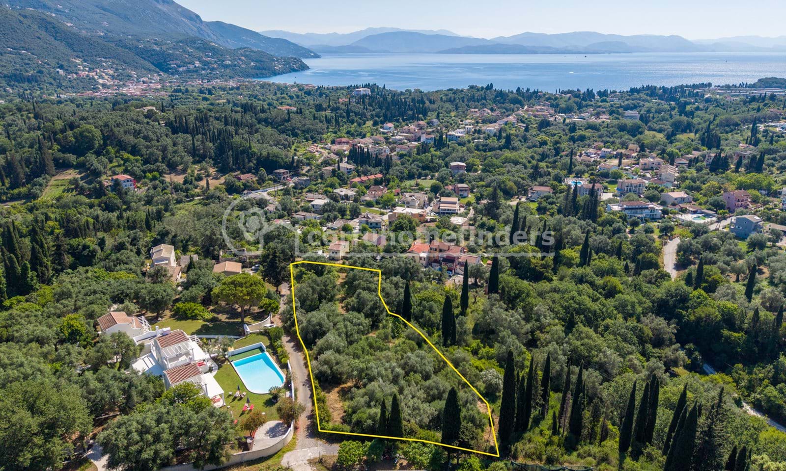 Listing photograph 2 of 4 of the land in Kato Korakiana, published by Corfu Home Finders.