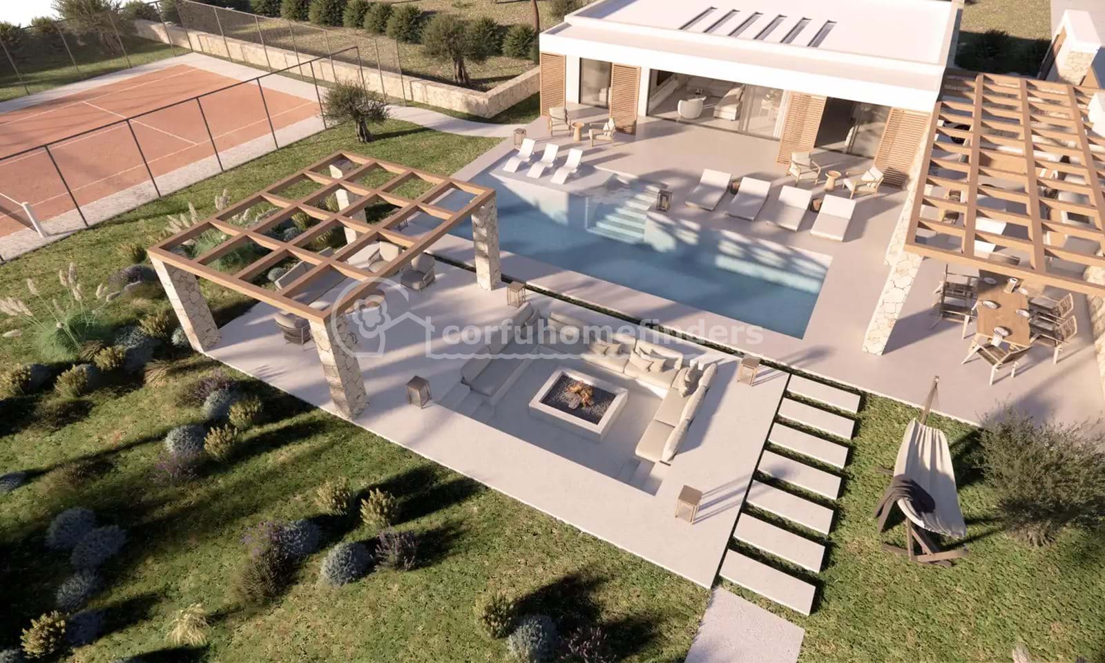 Listing photograph 7 of 21 of the house in Lefkimmi, published by Corfu Home Finders.