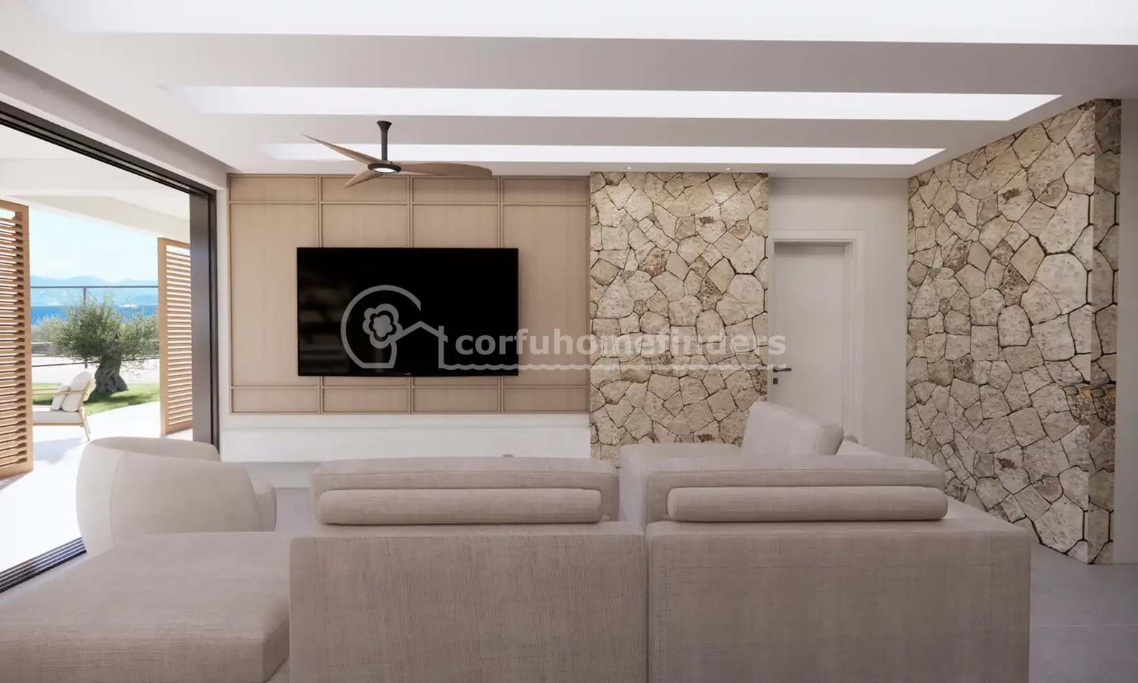 Listing photograph 15 of 21 of the house in Lefkimmi, published by Corfu Home Finders.