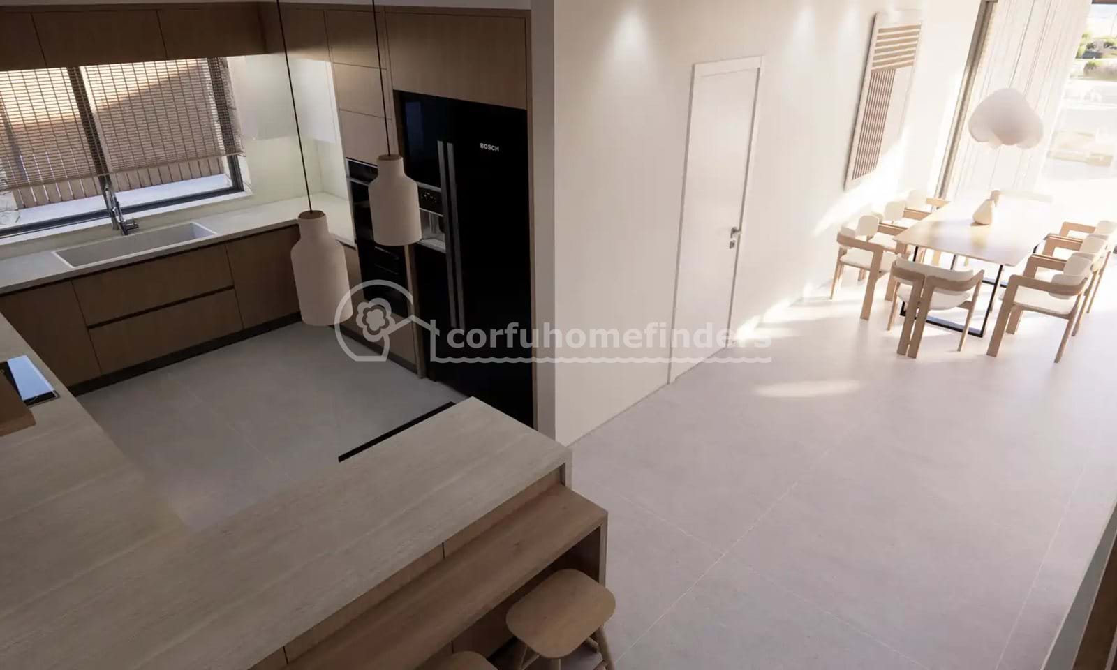 Listing photograph 14 of 21 of the house in Lefkimmi, published by Corfu Home Finders.