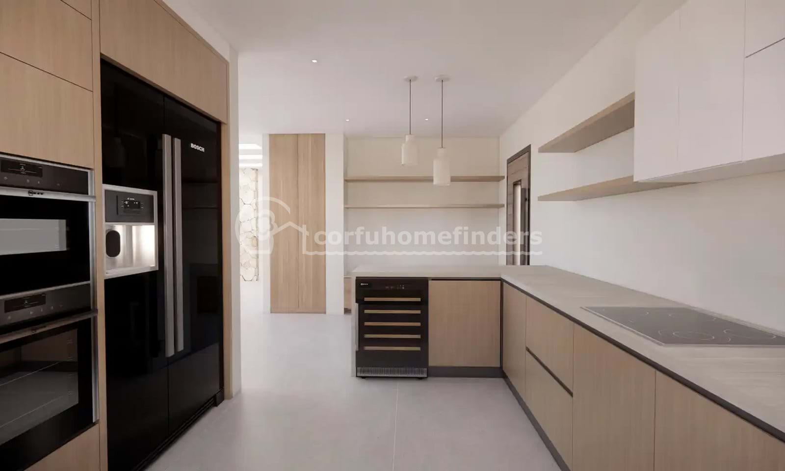 Listing photograph 12 of 21 of the house in Lefkimmi, published by Corfu Home Finders.