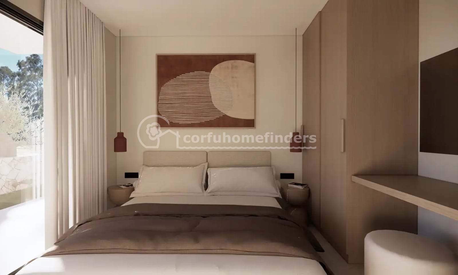 Listing photograph 17 of 21 of the house in Lefkimmi, published by Corfu Home Finders.