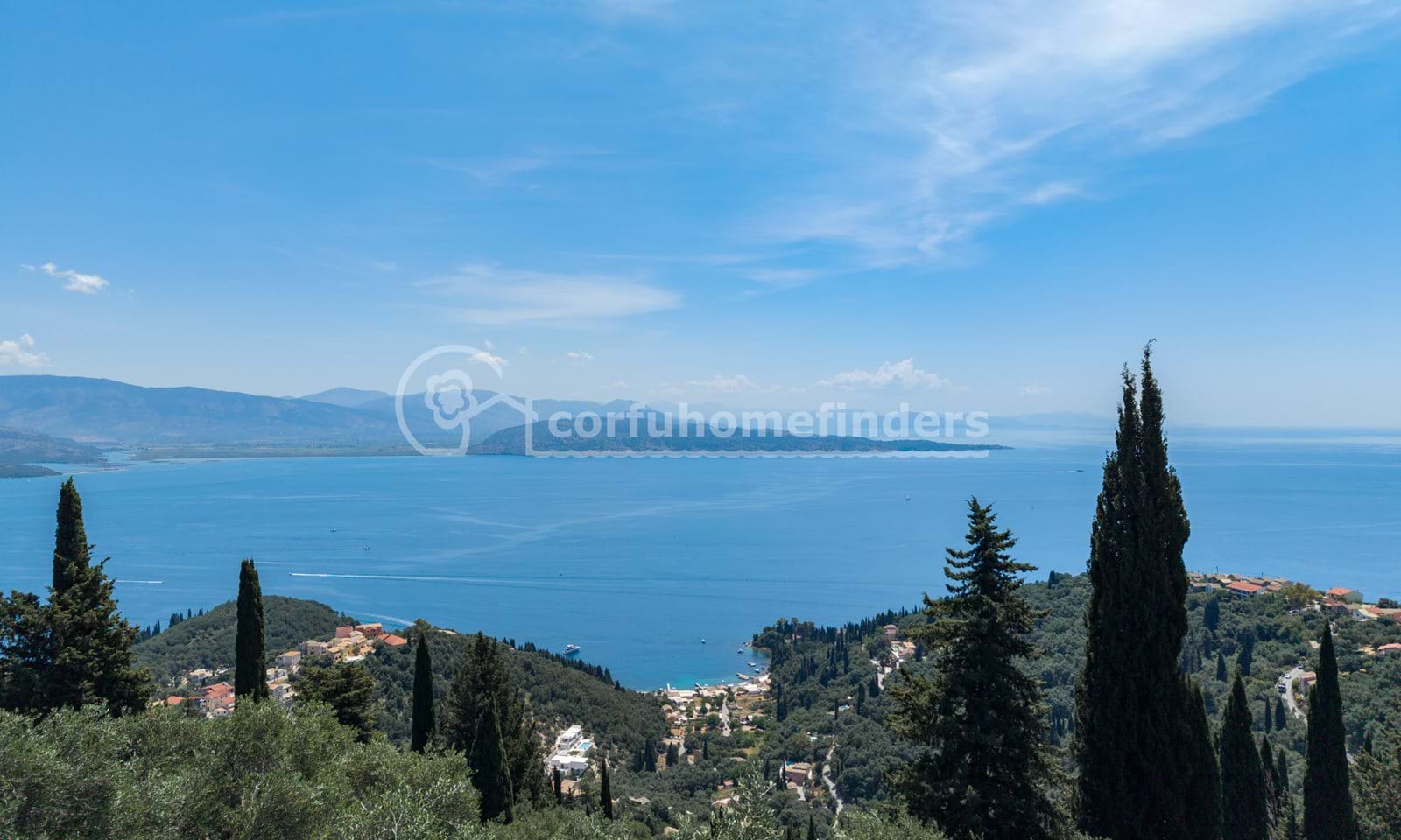 Listing photograph 1 of 6 of the land in Kentroma, published by Corfu Home Finders.