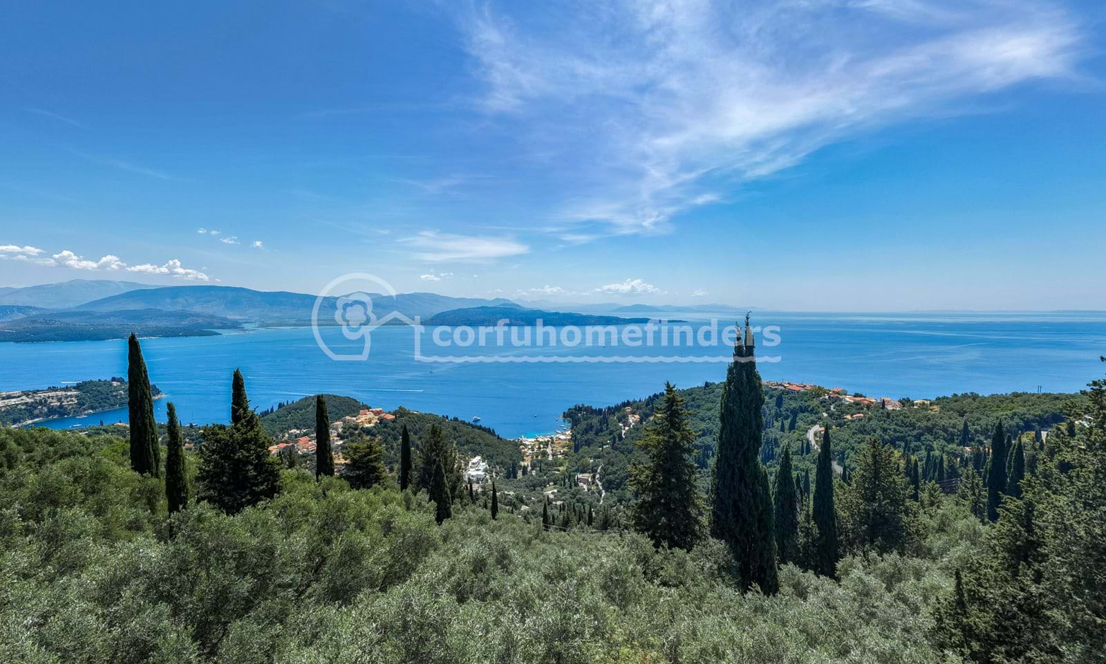 Listing photograph 2 of 6 of the land in Kentroma, published by Corfu Home Finders.