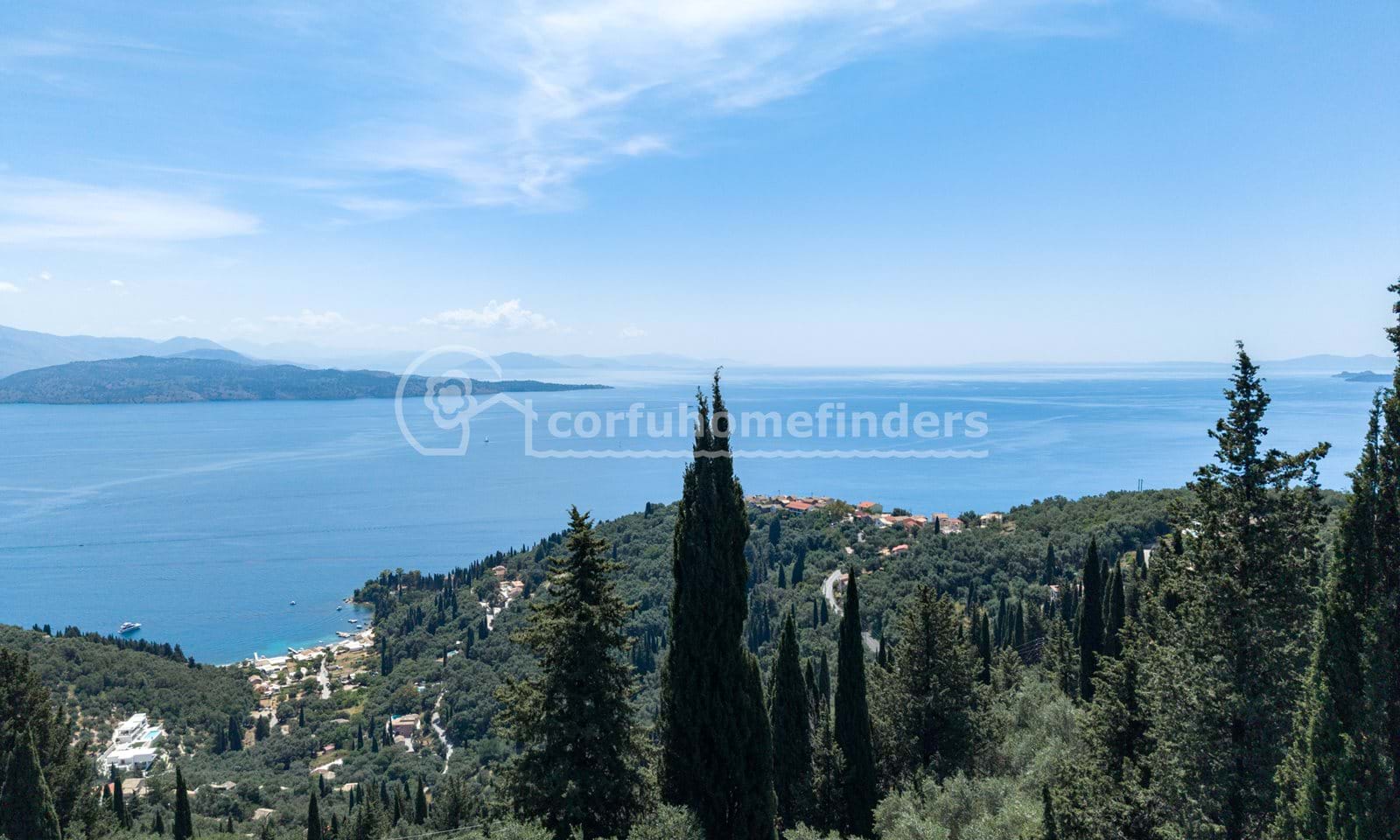 Listing photograph 3 of 6 of the land in Kentroma, published by Corfu Home Finders.