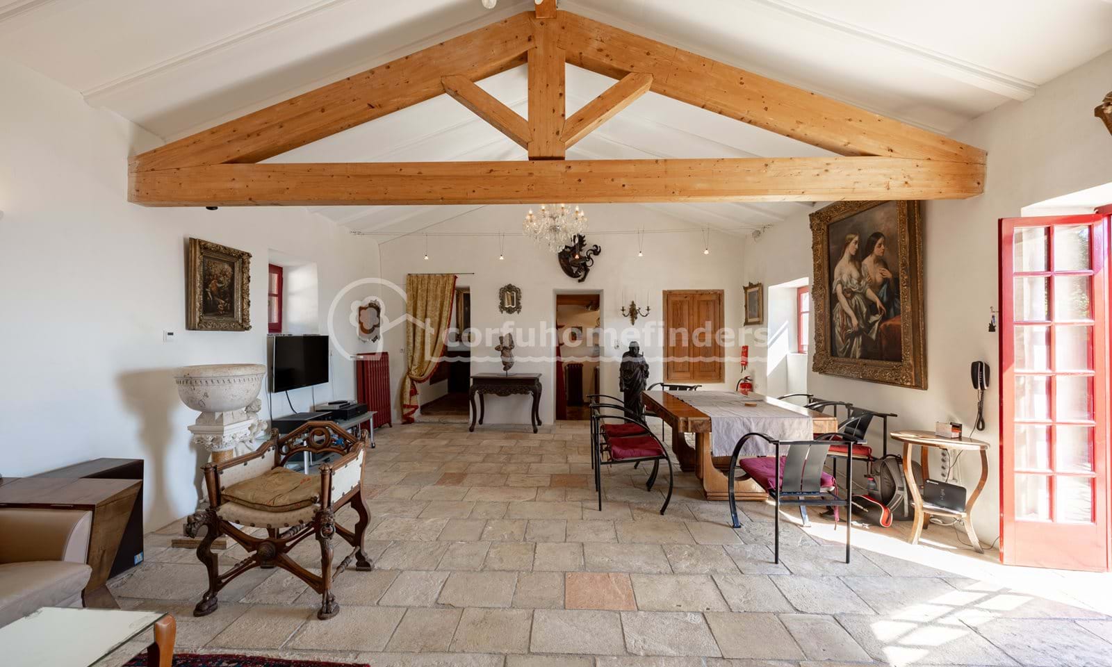 Listing photograph 6 of 19 of the house in Kassiopi, published by Corfu Home Finders.