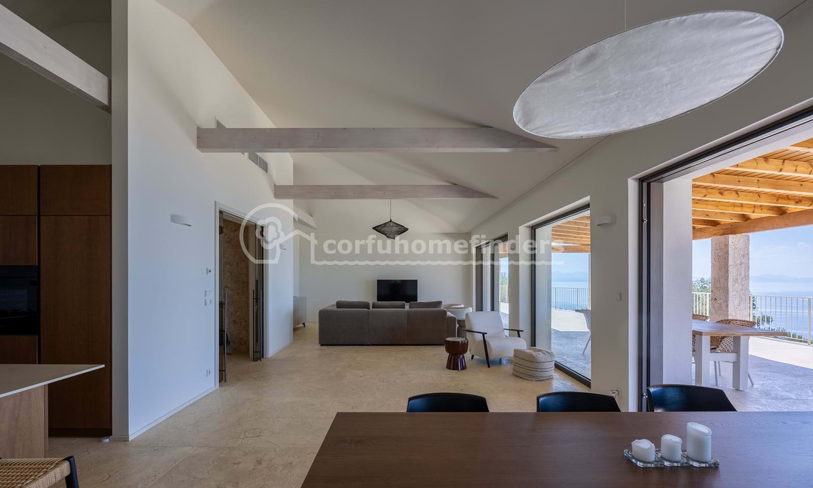 Listing photograph 5 of 39 of the house in Spartilas, published by Corfu Home Finders.