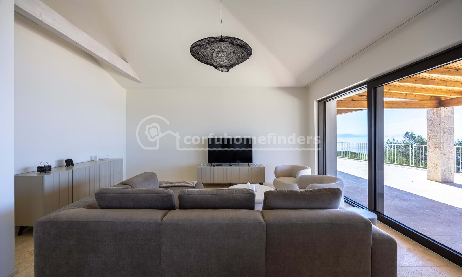 Listing photograph 4 of 39 of the house in Spartilas, published by Corfu Home Finders.