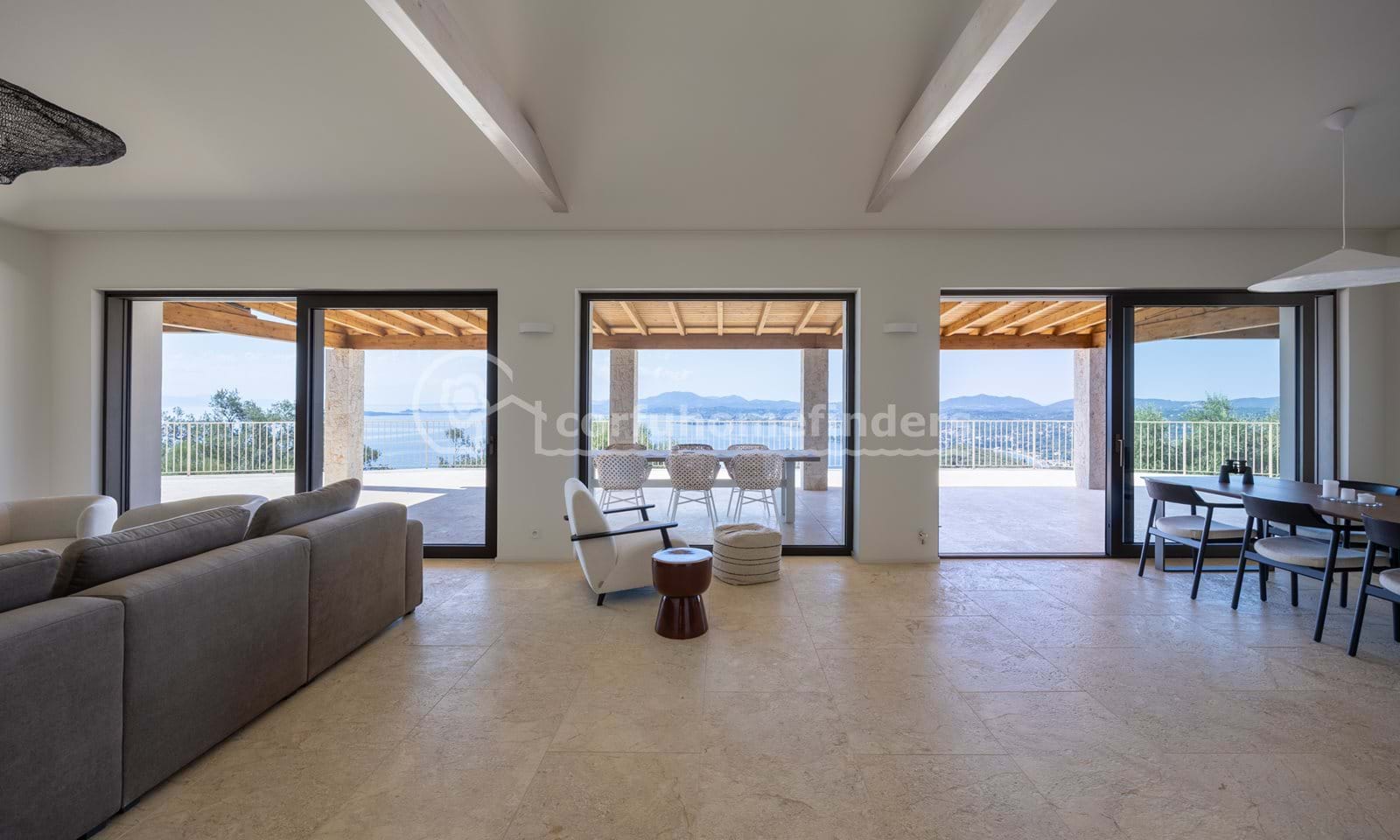 Listing photograph 3 of 39 of the house in Spartilas, published by Corfu Home Finders.