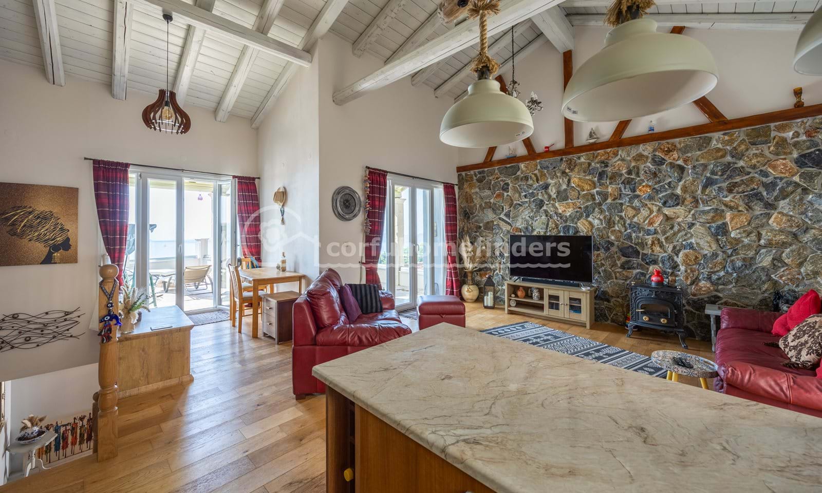 Listing photograph 6 of 21 of the house in Spartilas, published by Corfu Home Finders.