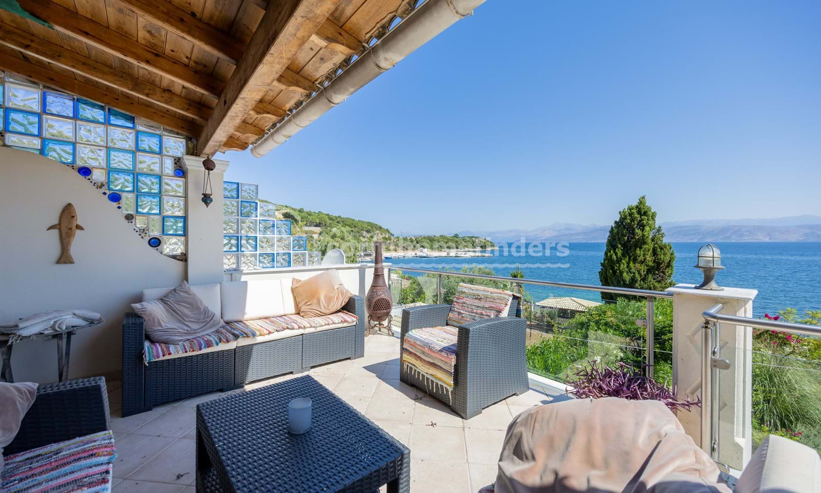 Listing photograph 10 of 28 of the house in Kassiopi, published by Corfu Home Finders.
