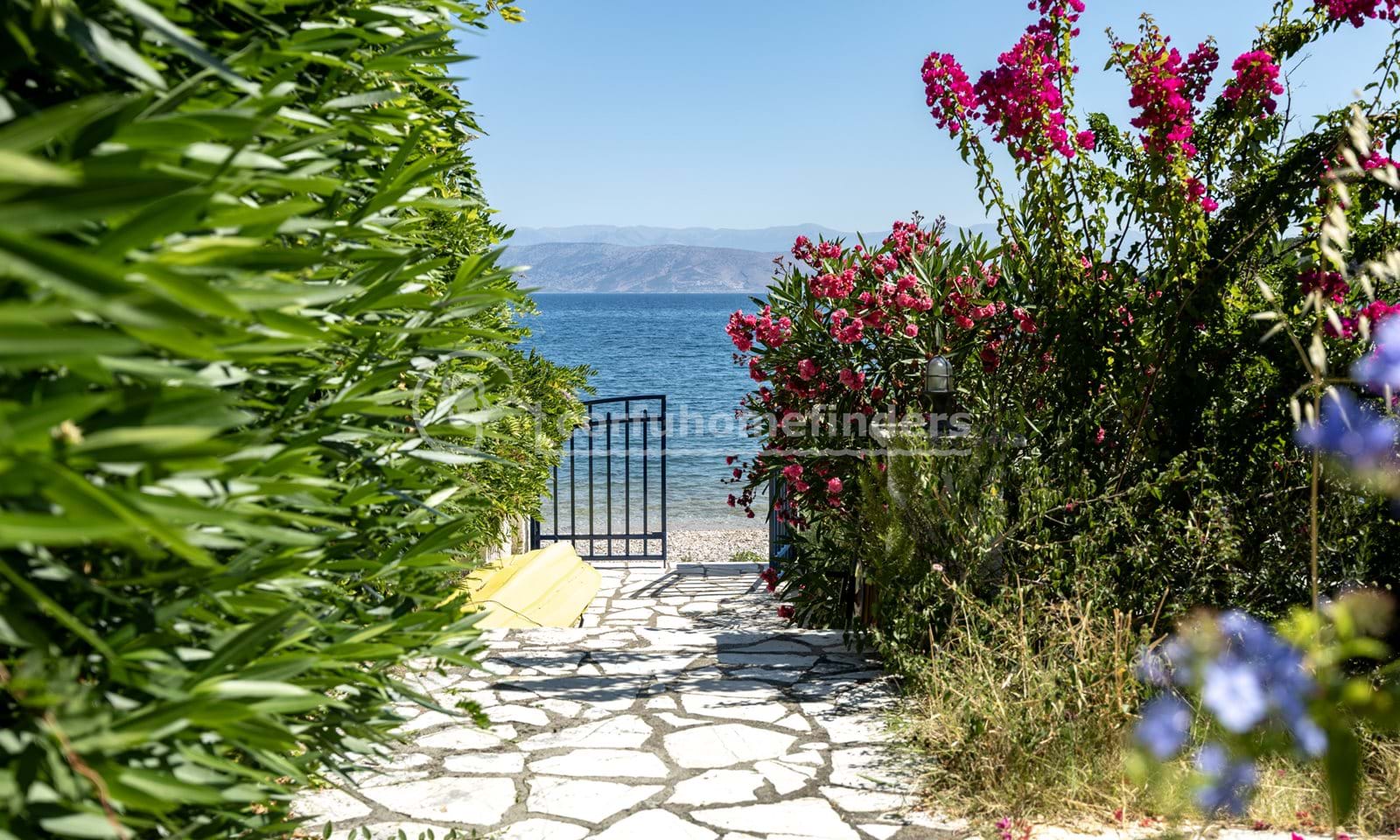 Listing photograph 1 of 28 of the house in Kassiopi, published by Corfu Home Finders.