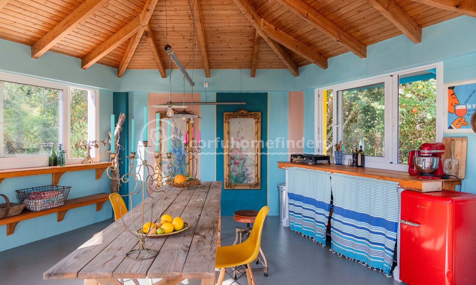 Listing photograph 24 of 27 of the house in Kouramades, published by Corfu Home Finders.