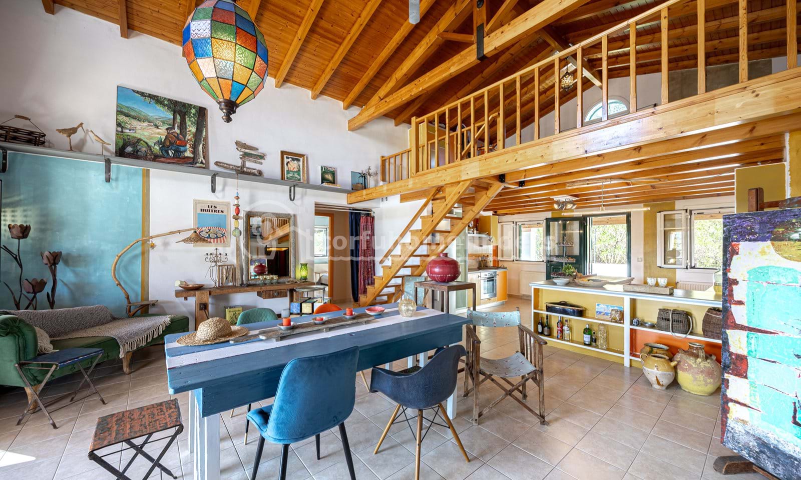 Listing photograph 6 of 27 of the house in Kouramades, published by Corfu Home Finders.