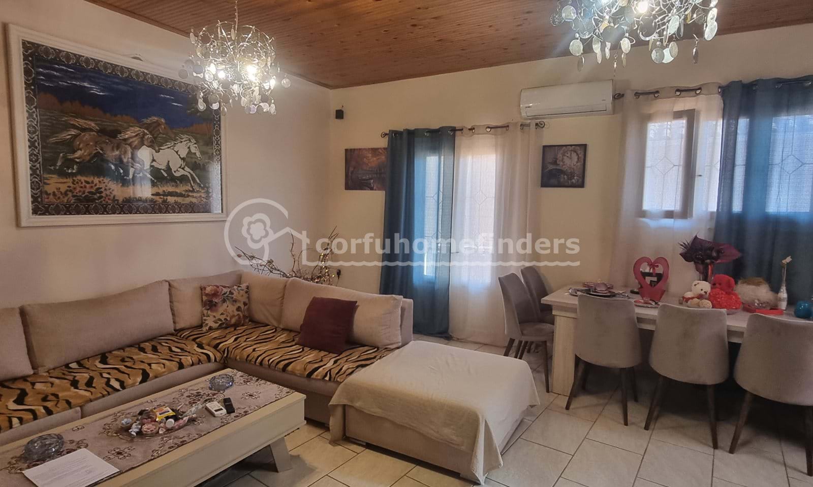 Listing photograph 3 of 14 of the house in Agios Mattheos, published by Corfu Home Finders.