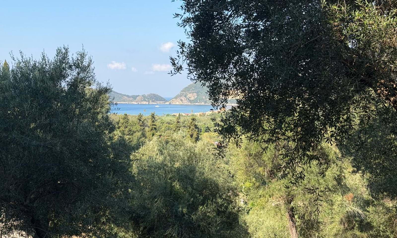 Listing photograph 1 of 7 of the land in Agios Georgios, Northern Corfu, published by Corfu Home Finders.