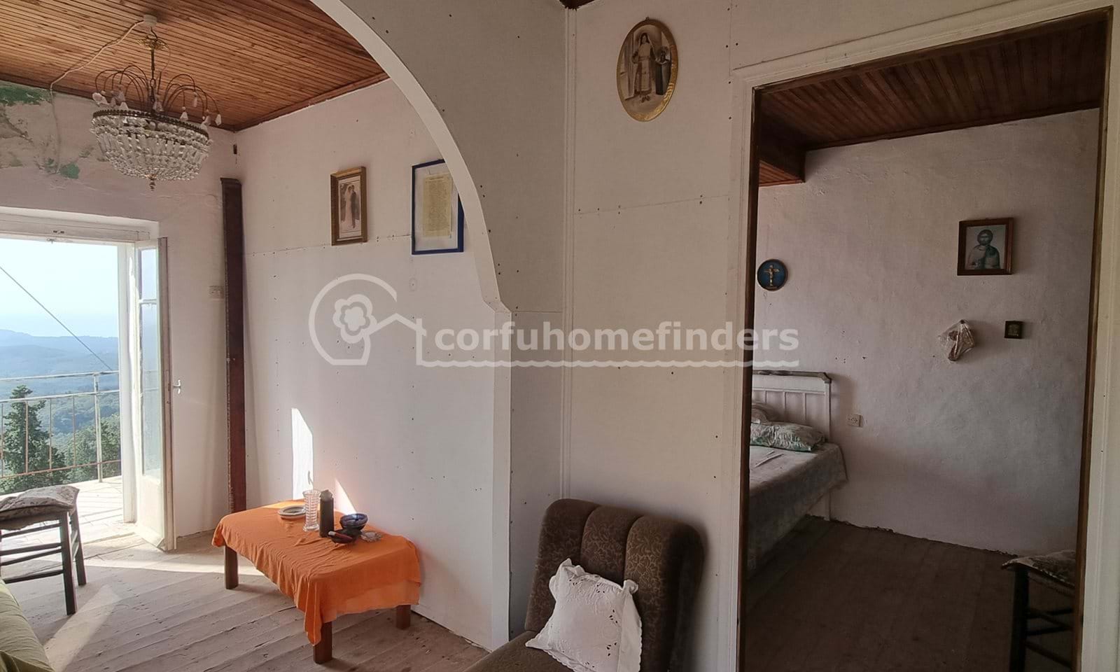 Listing photograph 10 of 18 of the house in Chlomos, published by Corfu Home Finders.