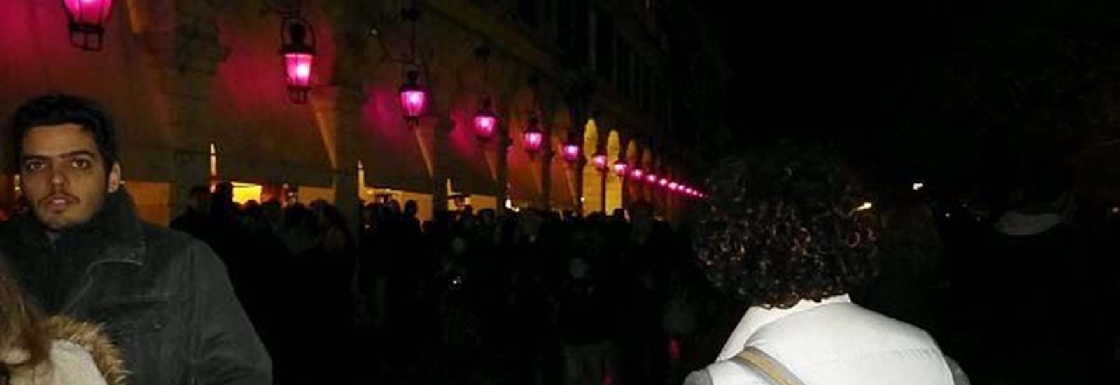 Banner for Good Friday in Corfu