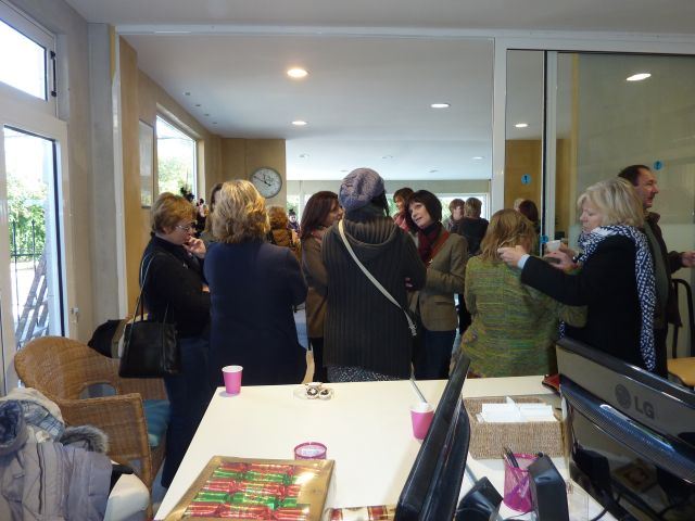 Coffee and mulled wine in our office