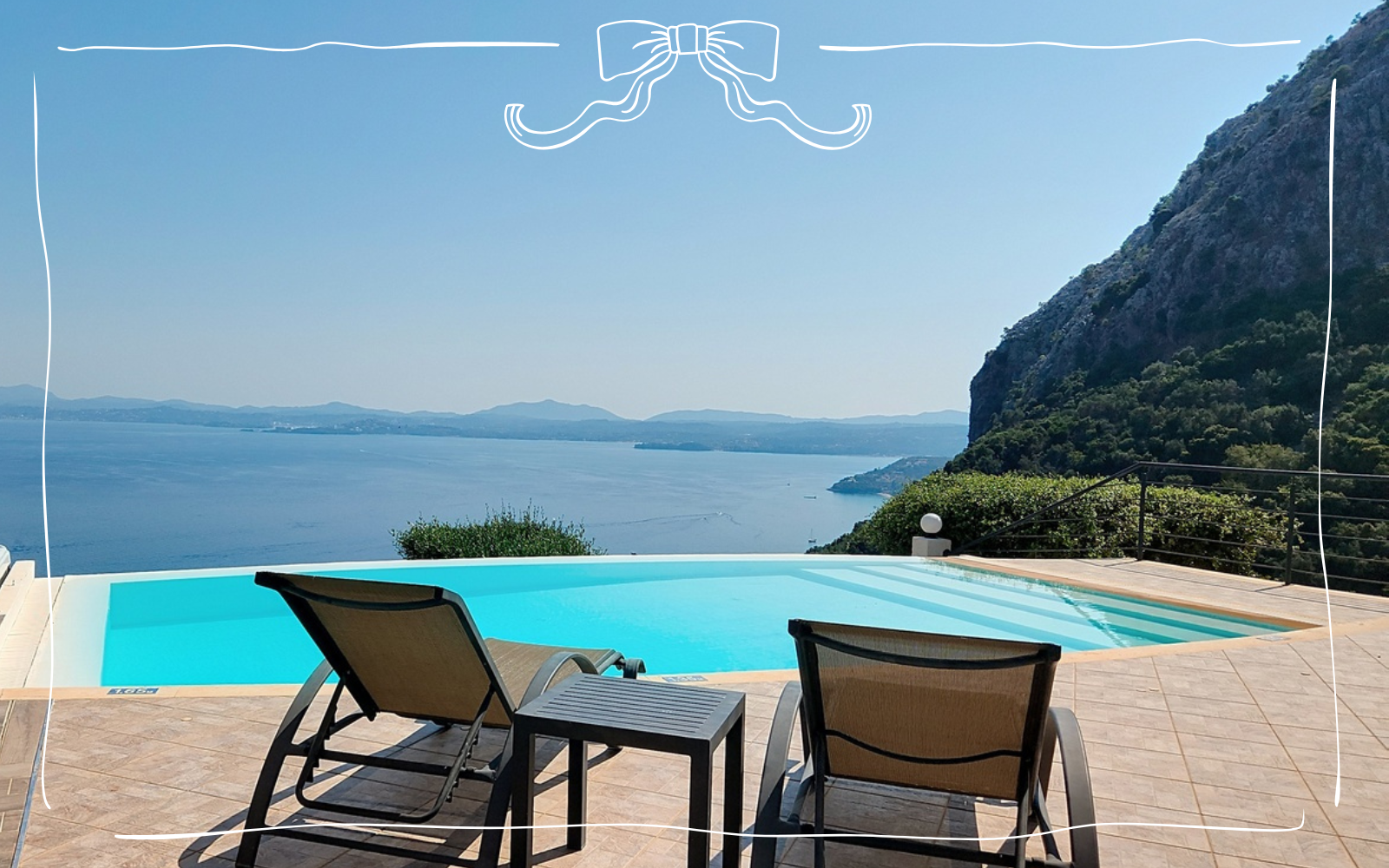 VILLA ALTA, Viglatsouri, Corfu, 1,275,000 €, 4 Bedrooms 3 Bathrooms, Land size - 4877m2. A recently renovated modern villa with a private sea view swimming pool.